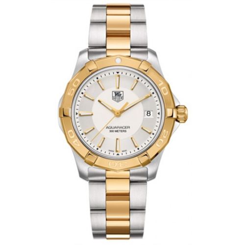 TAG Heuer Aquaracer 300M Quartz 40.5 Stainless Steel / Yellow Gold / Silver / Bracelet